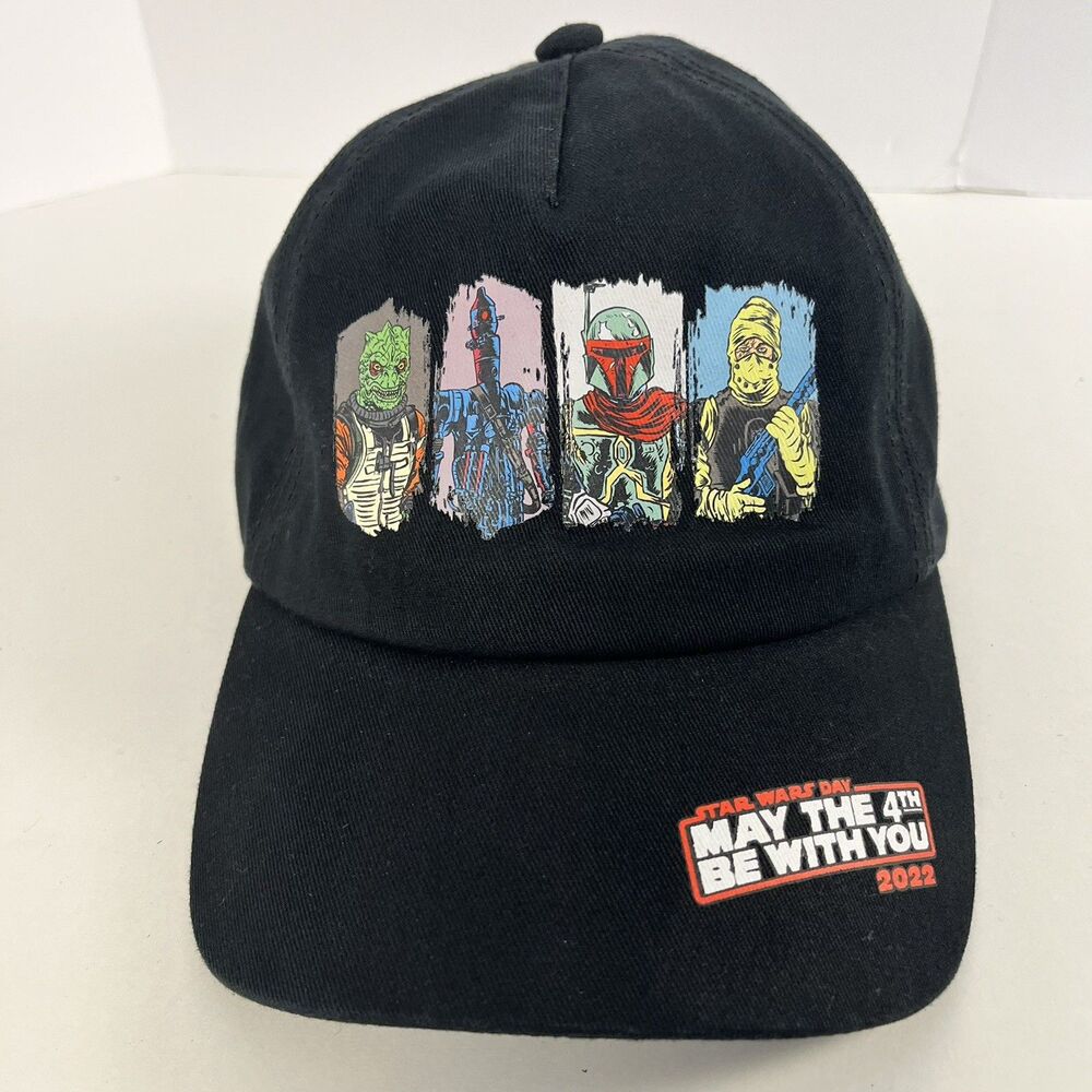 Disney Parks Cap Star Wars May the 4th Bounty Hunter Adult Baseball Hat 2022